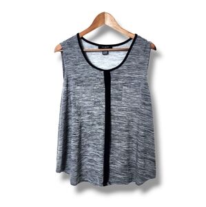 Liz McCoy Pocketed Casual Tank Top | 2X